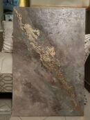 Golden Path – Handmade Textured Painting in Elegant Shades