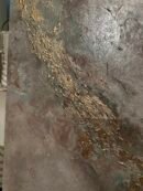 Golden Path – Handmade Textured Painting in Elegant Shades